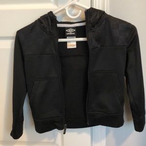 Boy’s black Umbro light jacket size 4/5